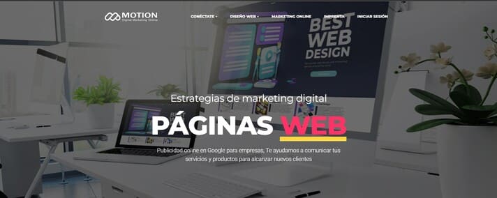 Las Mejores 10 Empresas de Diseño de Páginas Web en Nueva York motion diseno paginas web new york Empresas de diseño de paginas web