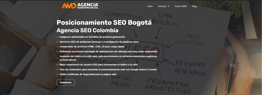 Agencias seo en bogotá amd